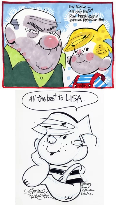 Dennis The Menace autograph
