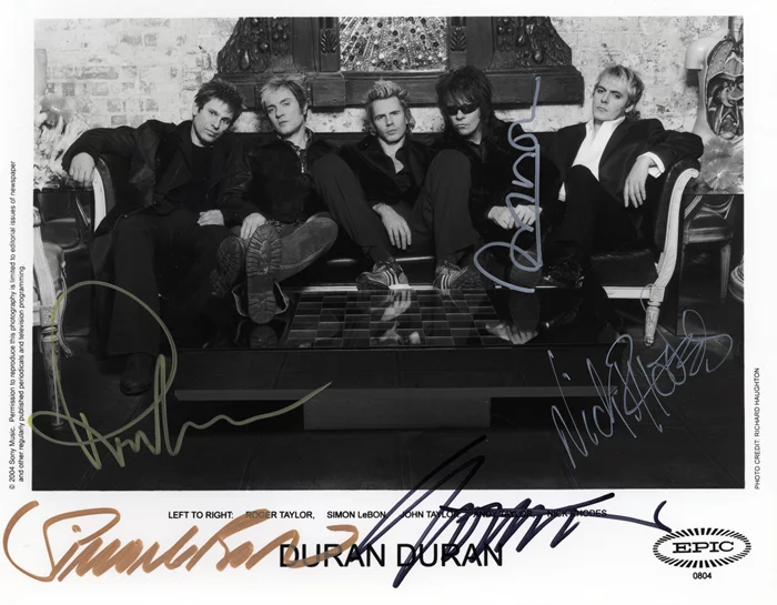 Duran Duran autograph