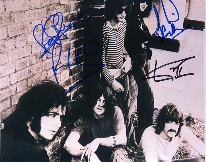 Deep Purple autograph
