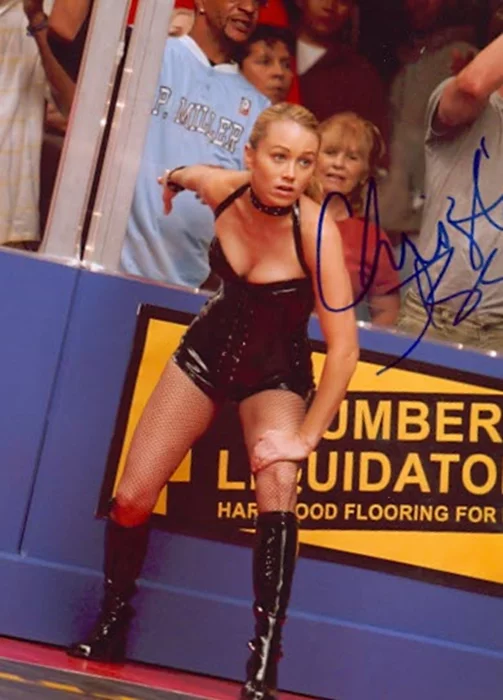 Christine Taylor autograph