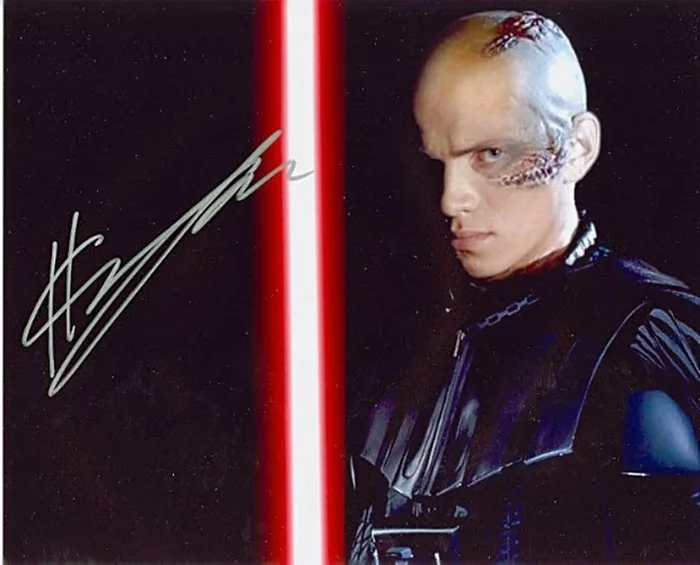 Hayden Christensen autograph