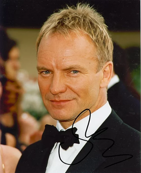 Sting autograph