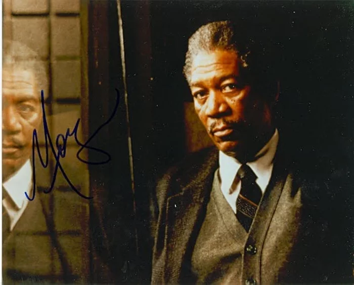 Morgan Freeman autograph