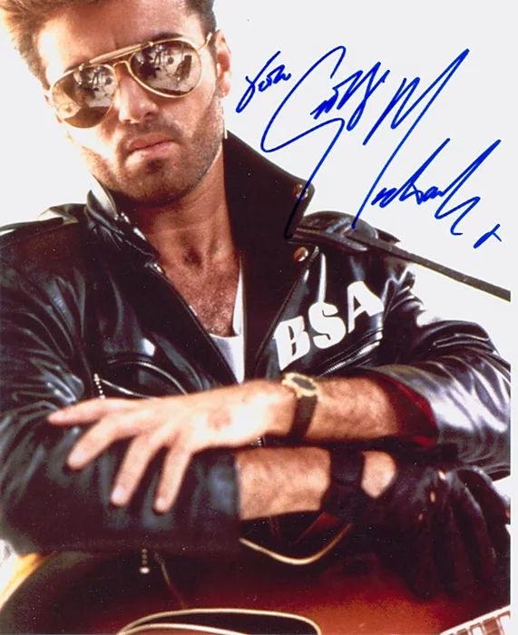 George Michael autograph