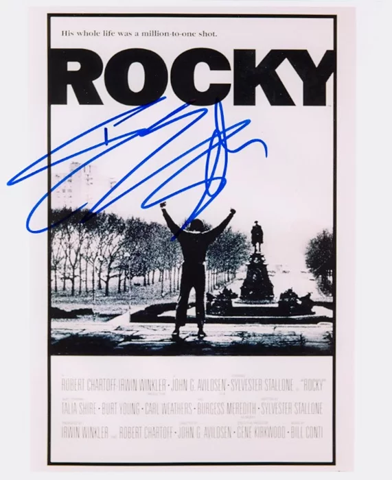 Sylvester Stallone autograph