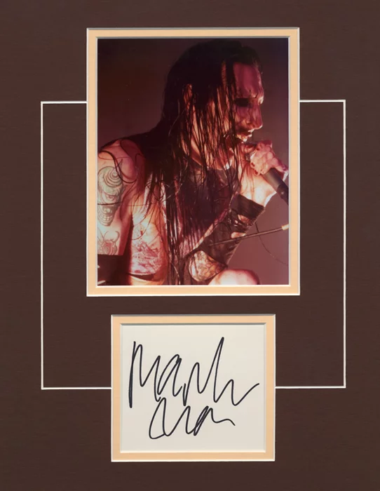 Marilyn Manson autograph