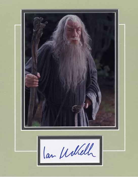 Ian McKellen autograph