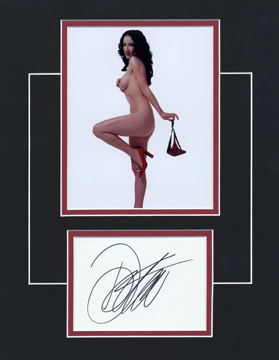 Dita Von Teese autograph
