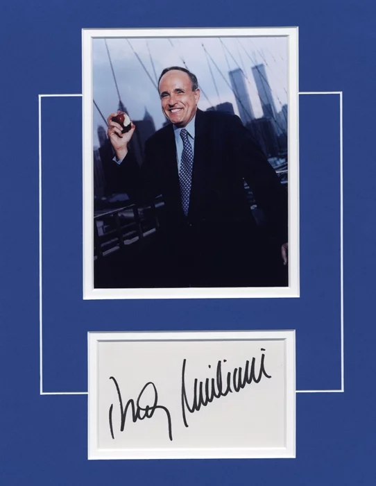 Rudy Giuliani autograph