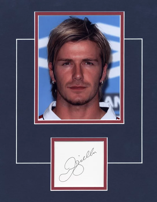 David Beckham autograph