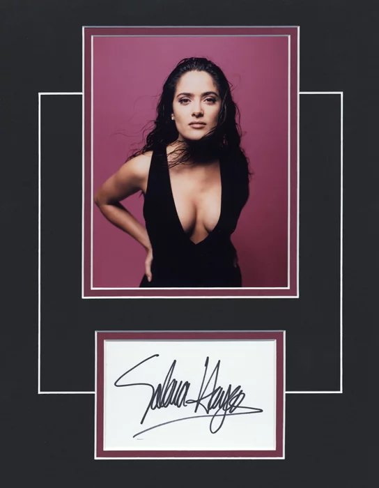 Salma Hayek autograph