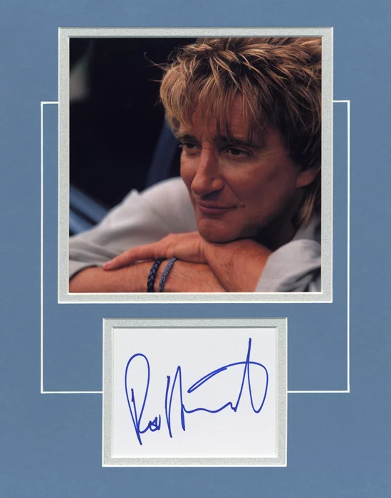 Rod Stewart autograph