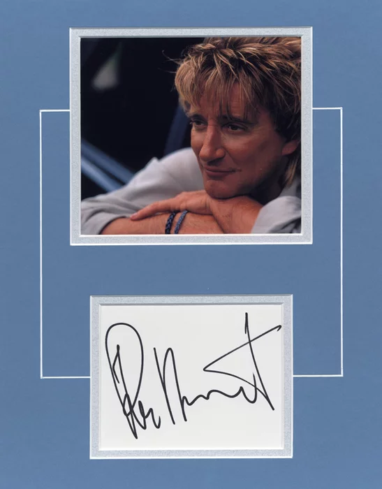 Rod Stewart autograph
