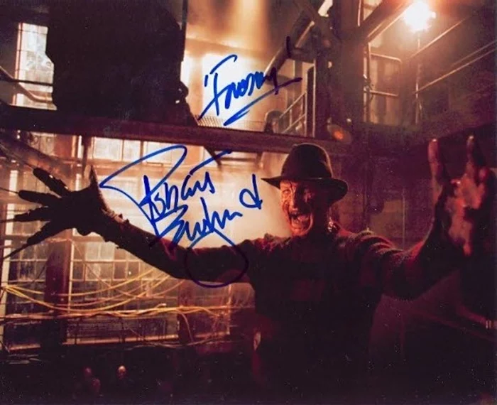 Robert Englund autograph