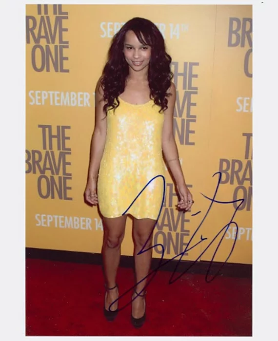 Zoe Kravitz autograph