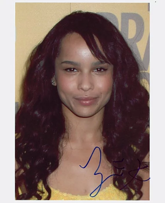 Zoe Kravitz autograph