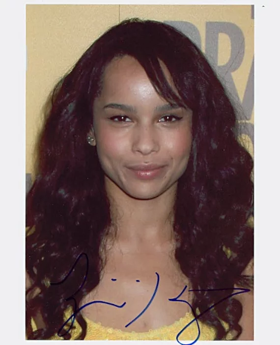 Zoe Kravitz autograph