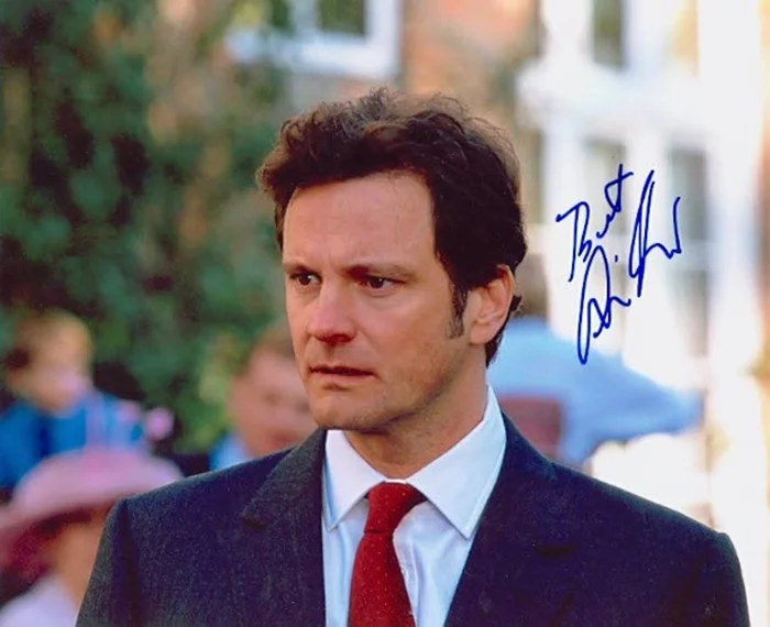 Colin Firth autograph