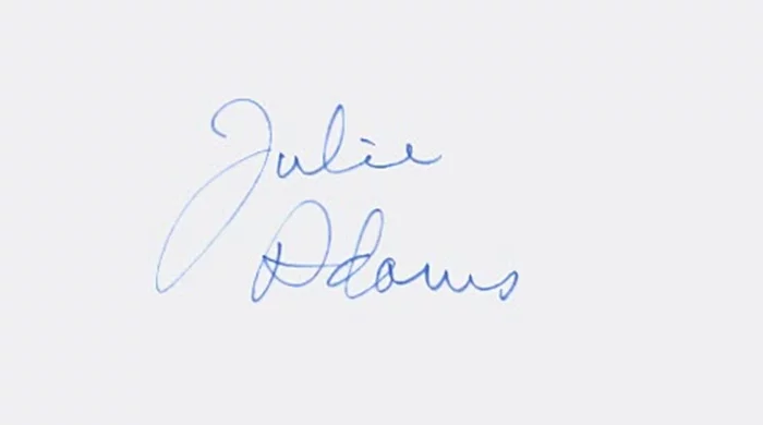 Julie Adams autograph