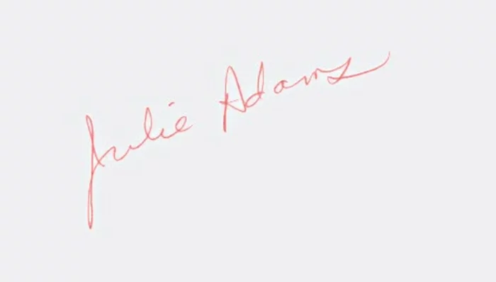 Julie Adams autograph