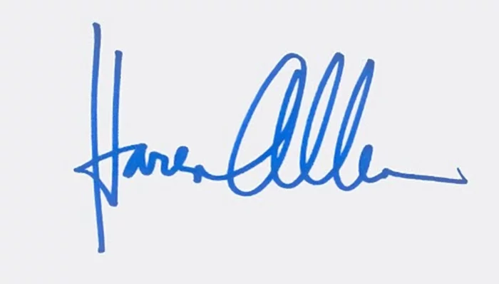 Karen Allen autograph