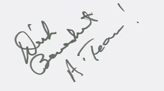 Dirk Benedict autograph