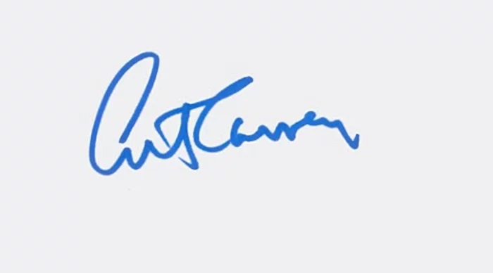 Art Carney autograph
