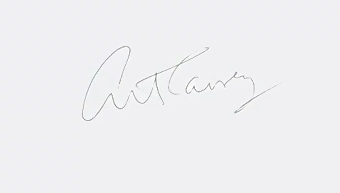 Art Carney autograph