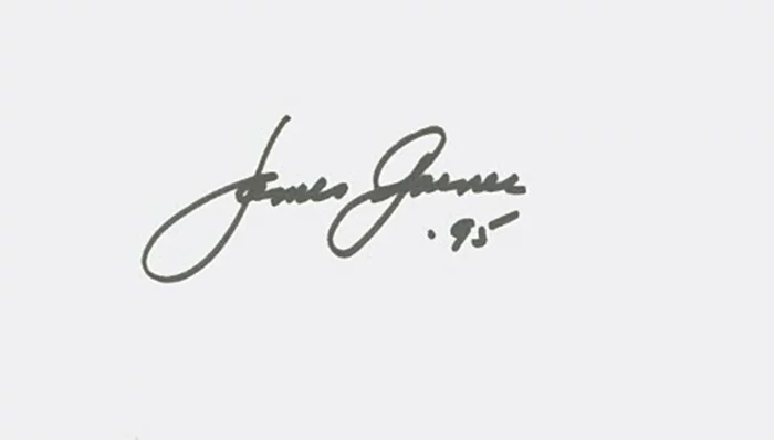 James Garner autograph