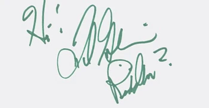 Frank Gorshin autograph