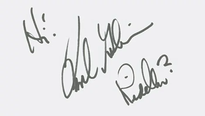 Frank Gorshin autograph