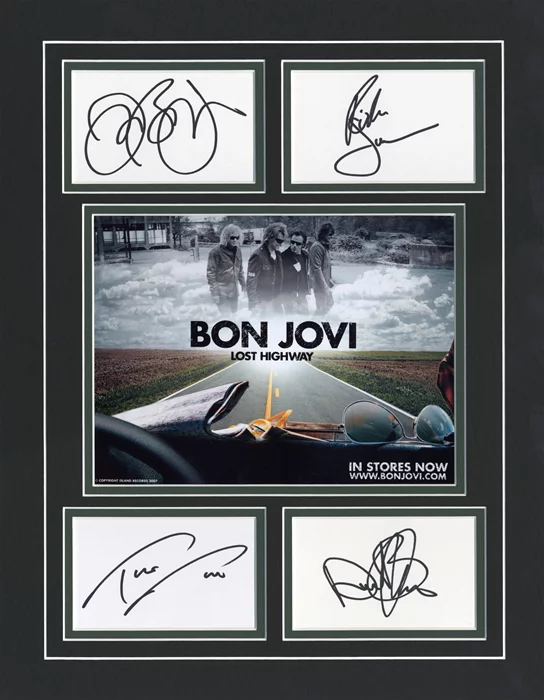 Bon Jovi autograph