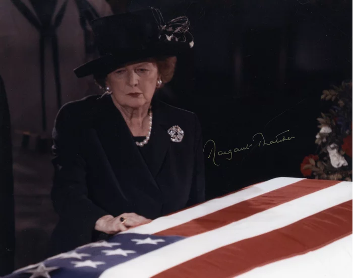 Margaret Thatcher autograph