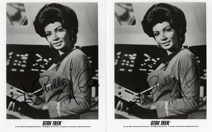 Nichelle Nichols autograph