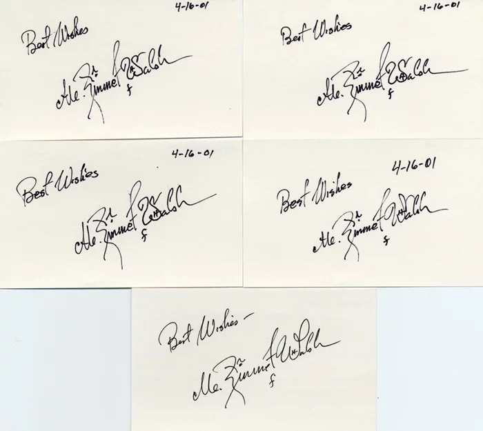M. Emmet Walsh autograph