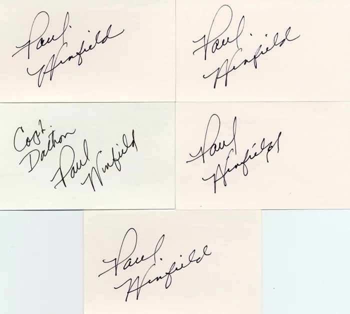 Paul Winfield autograph