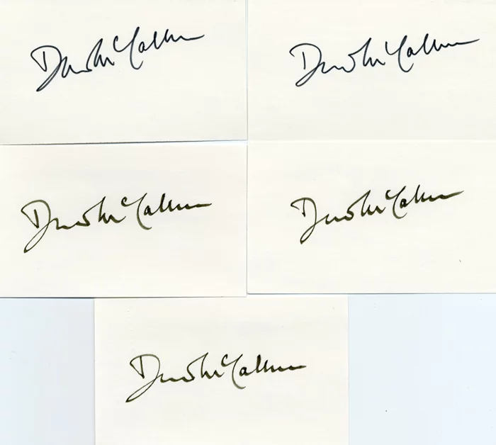 David McCallum autograph