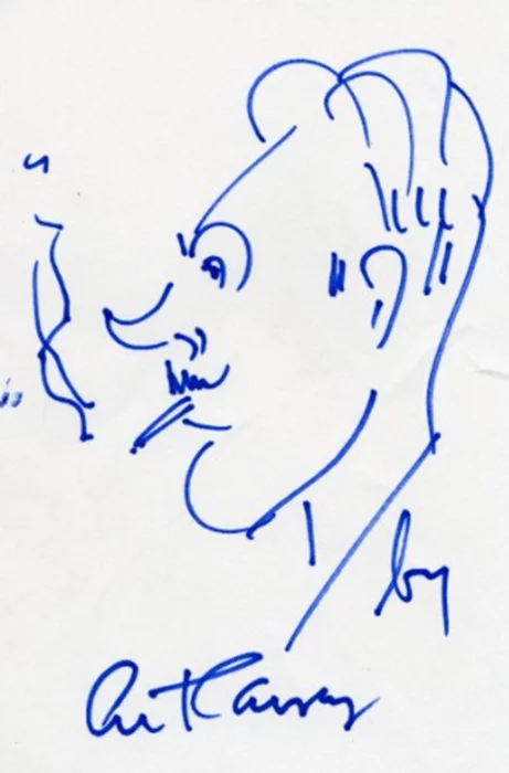 Art Carney autograph