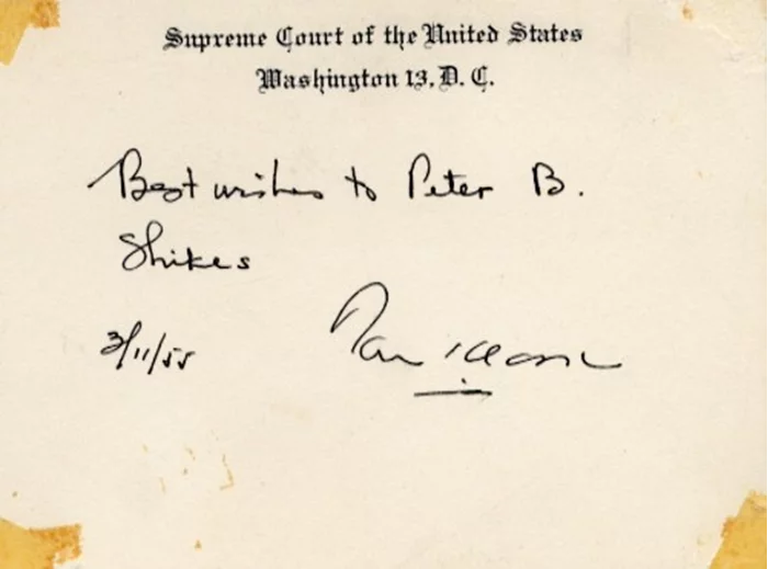 Tom Clark autograph
