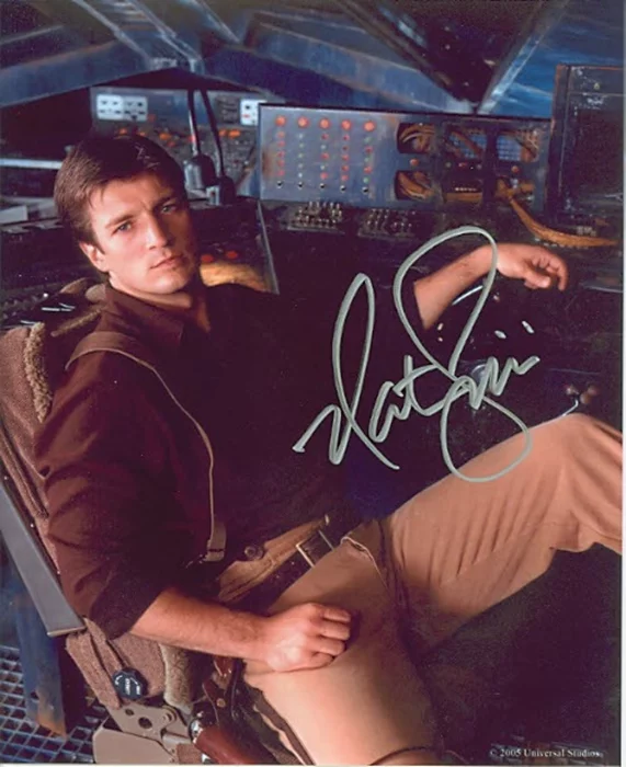 Nathan Fillion autograph