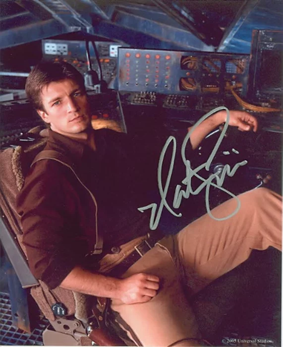 Nathan Fillion autograph