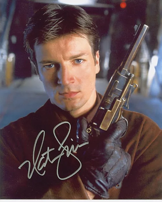 Nathan Fillion autograph