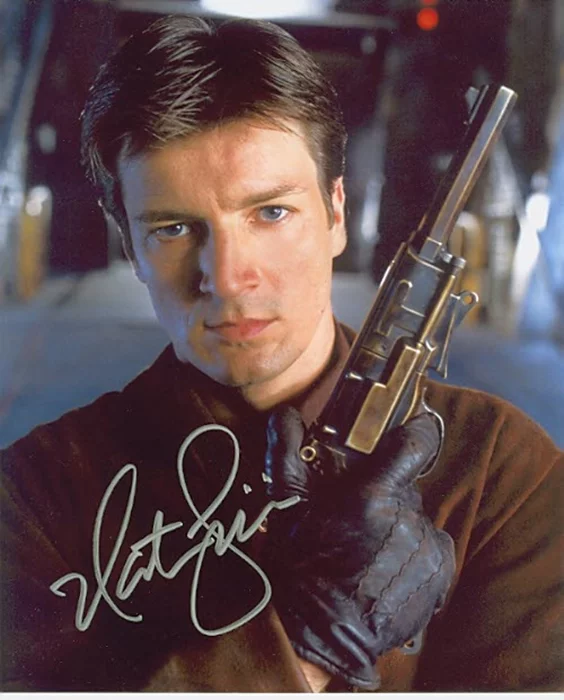 Nathan Fillion autograph