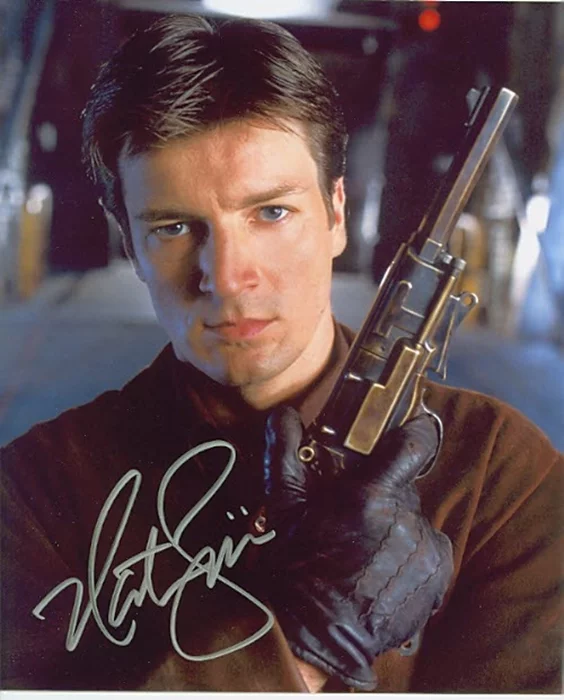 Nathan Fillion autograph