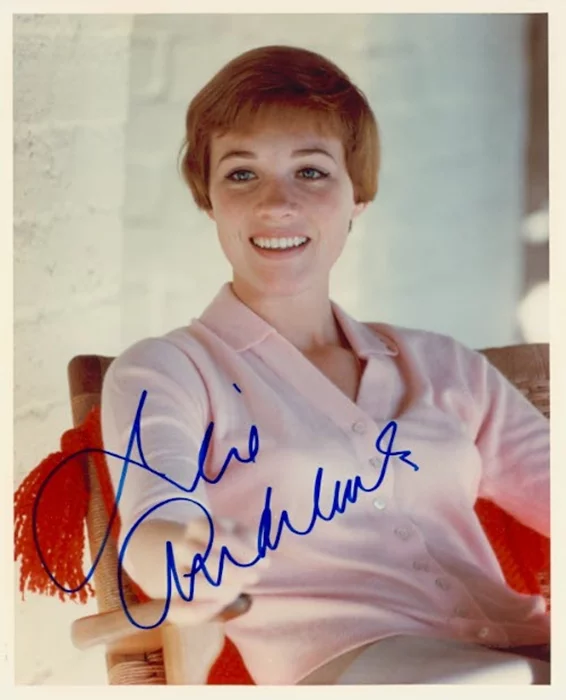 Julie Andrews autograph