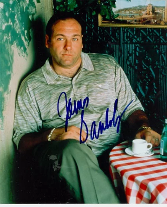 James Gandolfini autograph