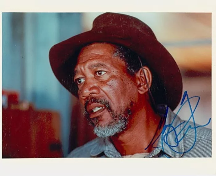 Morgan Freeman autograph