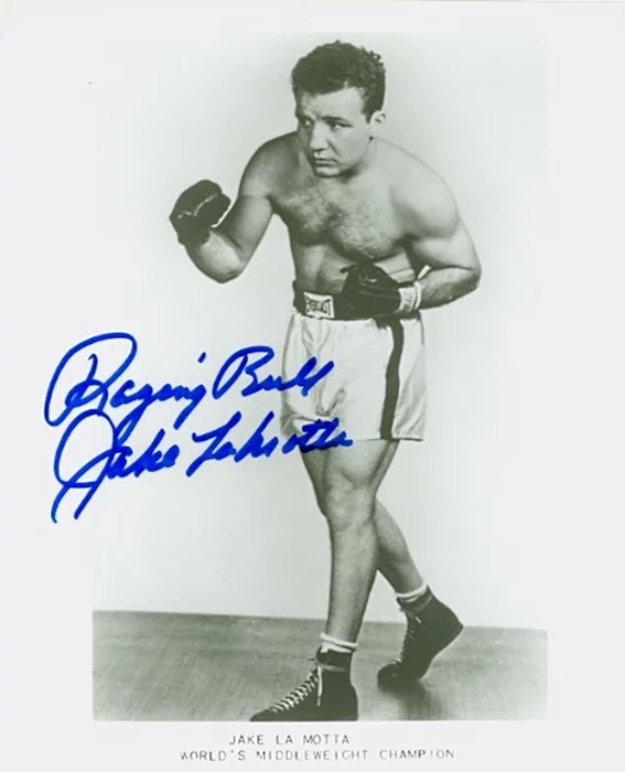 Jake La Motta autograph