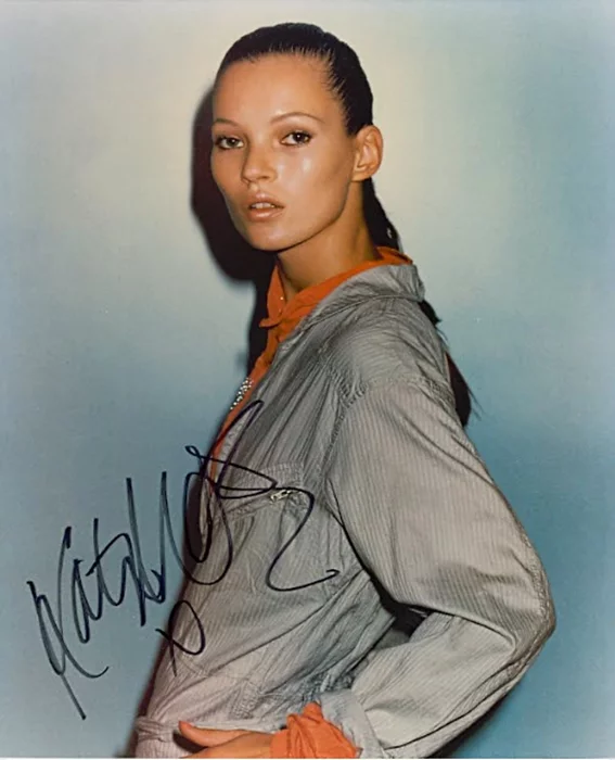 Kate Moss autograph