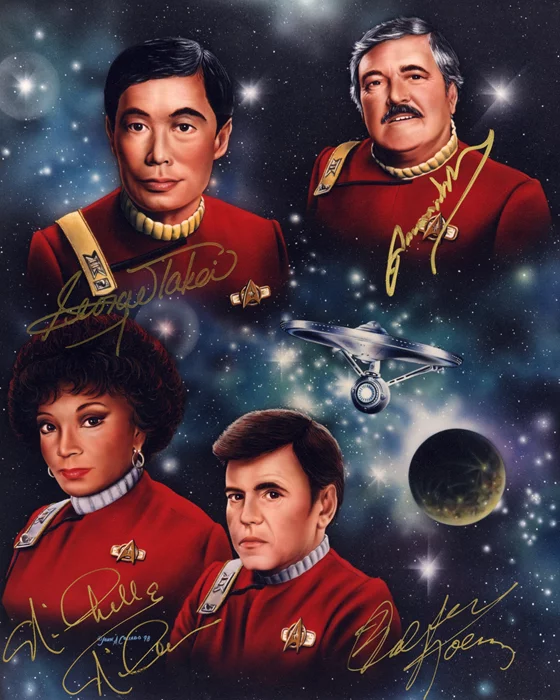 Star Trek autograph